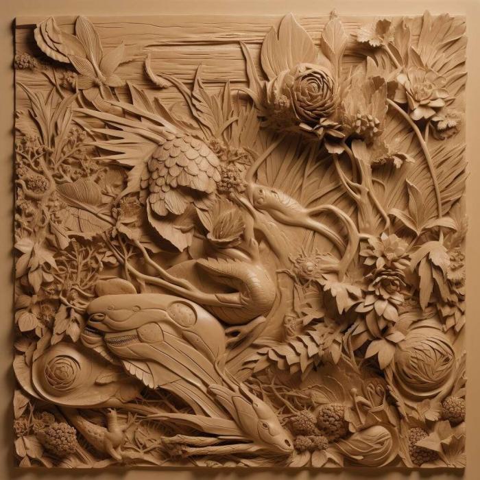 نموذج ثلاثي الأبعاد لآلة CNC 3D Art 